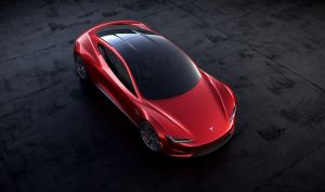 2021 Tesla Roadster with new exterior style design