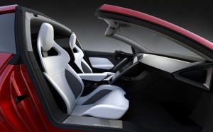 2021 Tesla Roadster with new interior style design