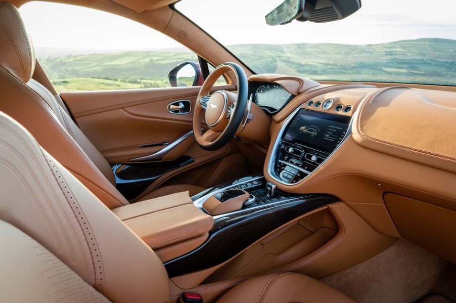 2021 Aston Martin DBX new interior styling