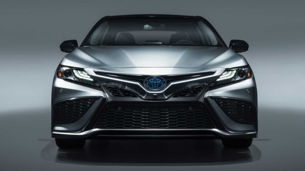 2021 Toyota Camry with new exterior design