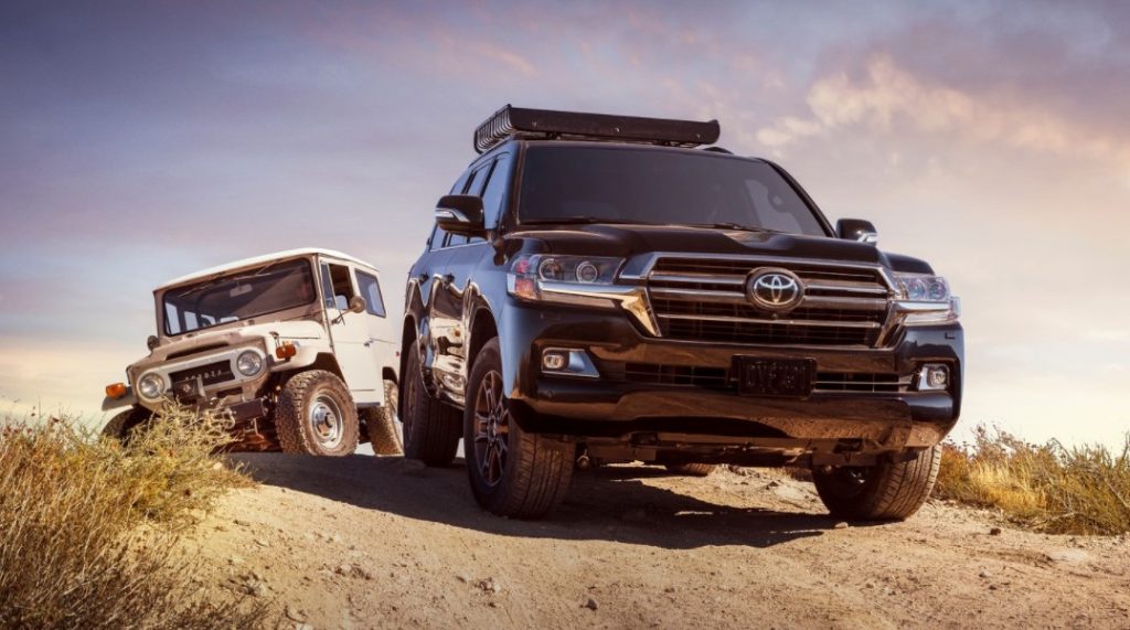 2021 Toyota Land Cruiser with new exterior design